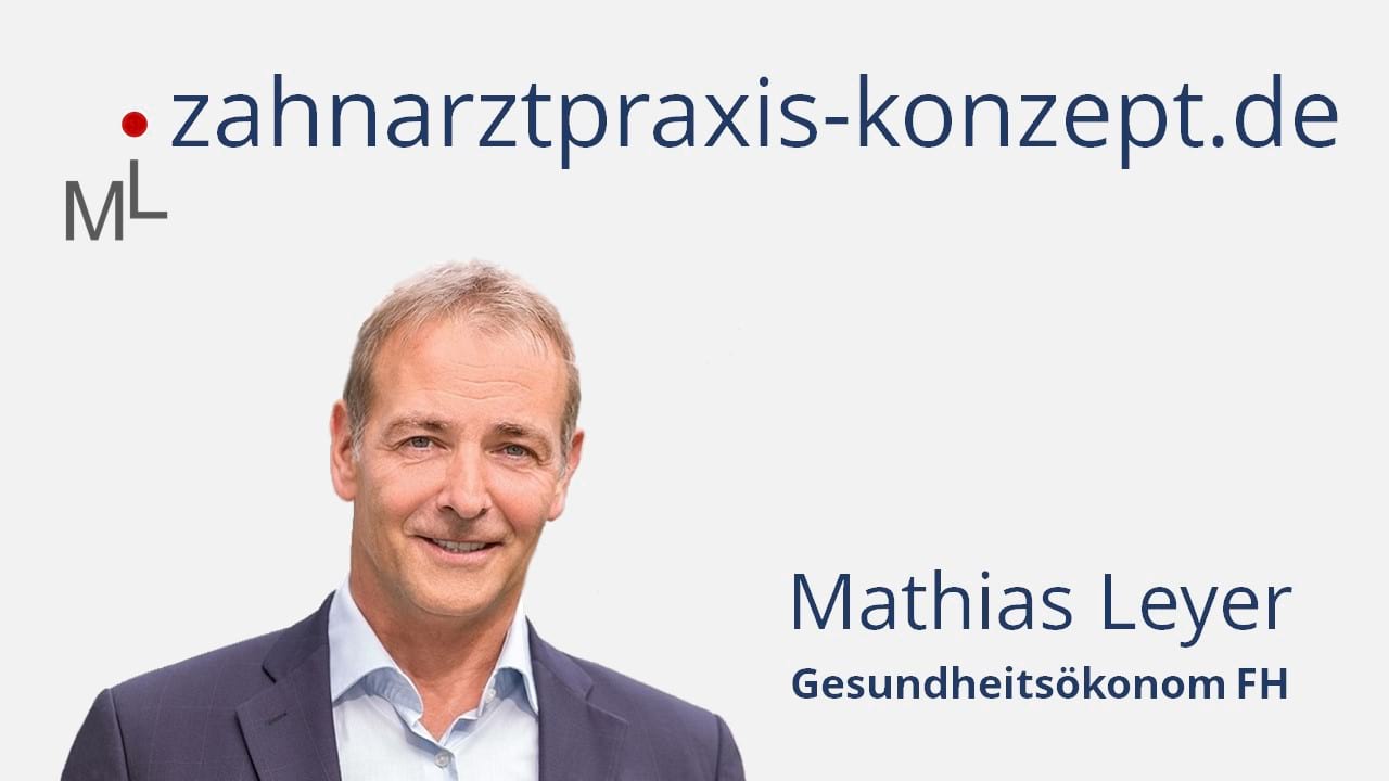 Mathias Leyer, Gesundheitsökonom FH, Websites und YouTube-Kanäle ML Praxisanalysen und Zahnarztpraxis-Konzept