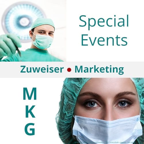 Special-Events, MKG-Praxen, Zuweiser-Marketing, Gesundheitsökonom Mathias Leyer, ML Praxisanalysen, Unternehmensberatung und Coaching für Zahnärzte